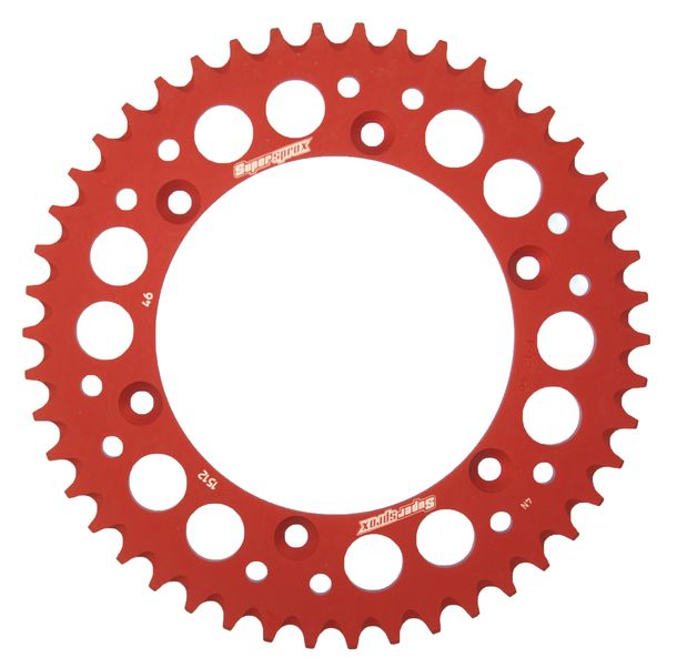 Kettenrad Supersprox 520 LK 156,0mm Ø 136mm 46Z 6-Loch Aluminium rot