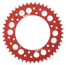 Piñón Supersprox 520 LK, 156,0 mm de diámetro, 136 mm, 46Z, aluminio, 6 orificios, rojo