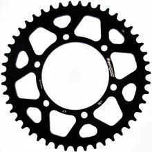 Pignon Supersprox 520 LK 130,0mm Ø 110mm 47T en aluminium 6 trous noir