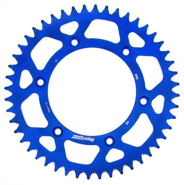 Kettenrad Supersprox 520 LK 150,0mm Ø 125mm 48Z 6-Loch Aluminium blau