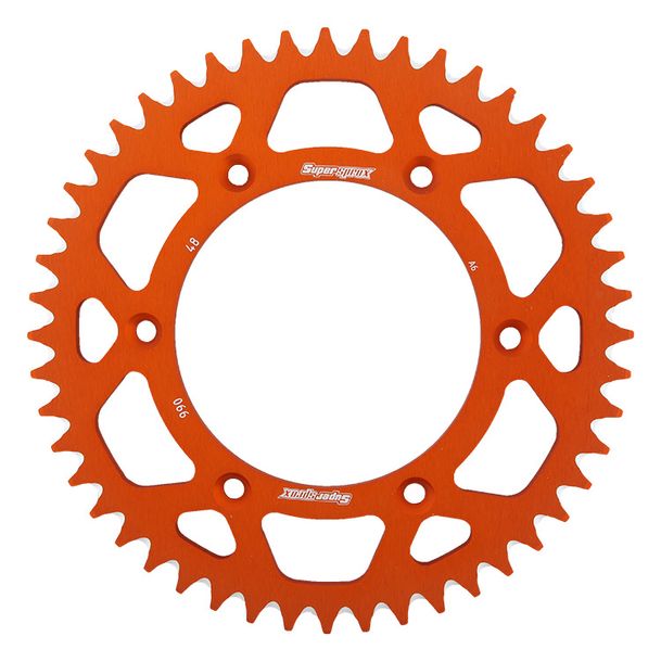 Kettenrad Supersprox 520 LK 150,0mm Ø 125mm 48Z 6-Loch Aluminium orange