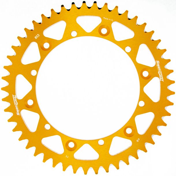 Kettenrad Supersprox 520 LK 175,0mm Ø 152mm 49Z 6-Loch Aluminium gold