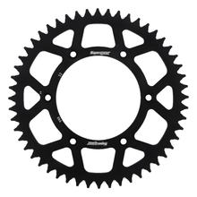 Ozubené kolo řetězu Supersprox 520, roztečná kružnice 150,0mm, průměr 125mm, 52 zubů, 6 děr, hliník, černé