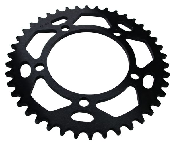 Kettenrad Supersprox 525 LK 130,8mm Ø 110mm 42Z 5-Loch Aluminium schwarz