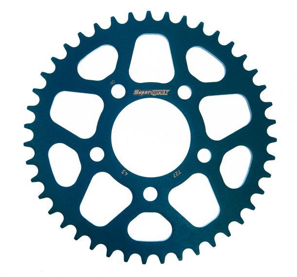 Kettenrad Supersprox 525 LK 130,8mm Ø 110mm 43Z 5-Loch Aluminium schwarz