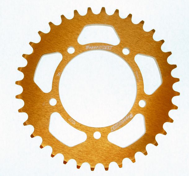 Supersprox 530 LK 108.0 mm diameter 90 mm 36T 5-hole aluminum gold chain