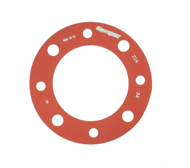 Edge-Disc Supersprox 420 LK 90,0mm Ø 58mm 34Z 4-Loch rot für Edge Kettenrad