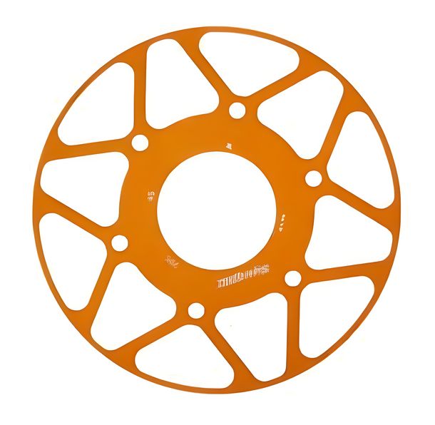 Edge-Disc Supersprox 520 LK 110,0mm Ø 63mm 45Z 8-Loch orange für Edge Kettenrad