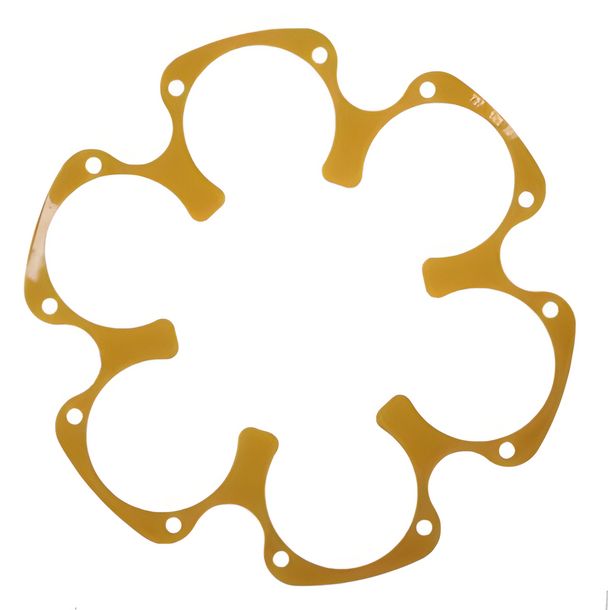 Edge-Disc Supersprox 525 LK 110,0mm Ø 60mm 38Z 6-Loch gold für Edge Kettenrad