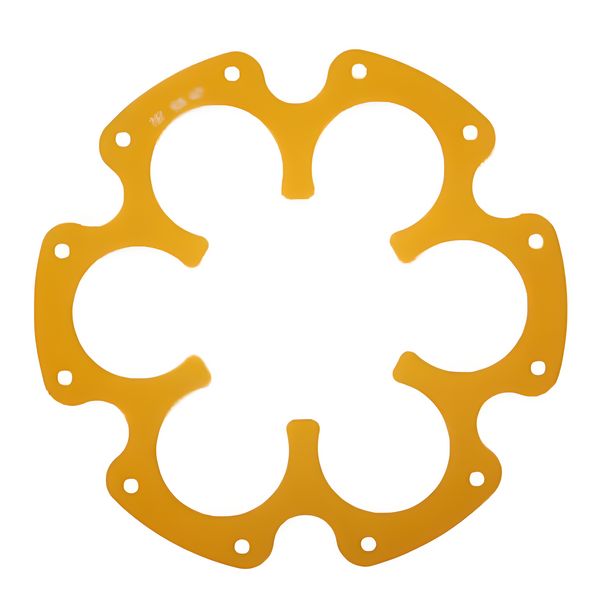 Edge-Disc Supersprox 525 LK 110,0mm Ø 60mm 42Z 6-Loch gold für Edge Kettenrad