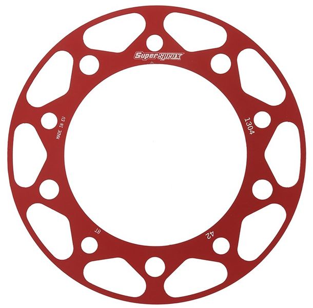 Edge-Disc Supersprox 525 LK 138,0mm Ø 112mm 42Z 5-Loch rot für Edge Kettenrad