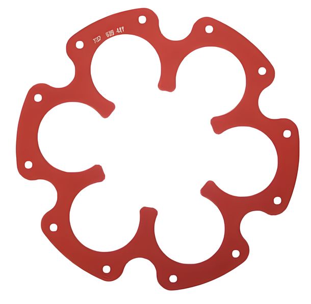 Edge-Disc Supersprox 525 LK 110,0mm Ø 60mm 42Z 6-Loch rot für Edge Kettenrad