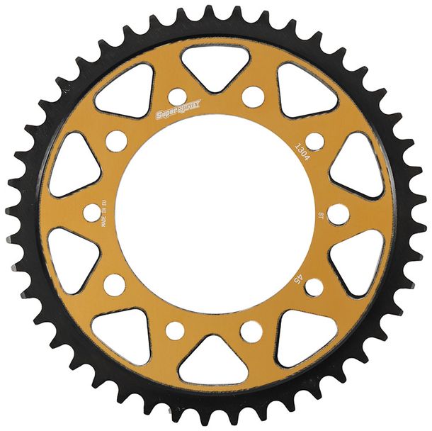 Edge Disc Supersprox 525 LK 138.0mm Ø 112mm 45T 5-hole gold for Edge sprocket