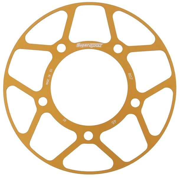 Edge-Disc Supersprox 525 LK 110,0mm Ø 87mm 45Z 5-Loch gold für Edge Kettenrad