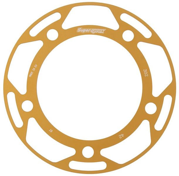 Edge-Disc Supersprox 530 LK 138,0mm Ø 112mm 42Z 5-Loch gold für Edge Kettenrad