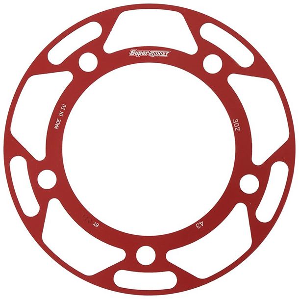 Edge-Disc Supersprox 530 LK 138.0 mm Ø 112 mm 43T 5 orificios rojo para piñón Edge