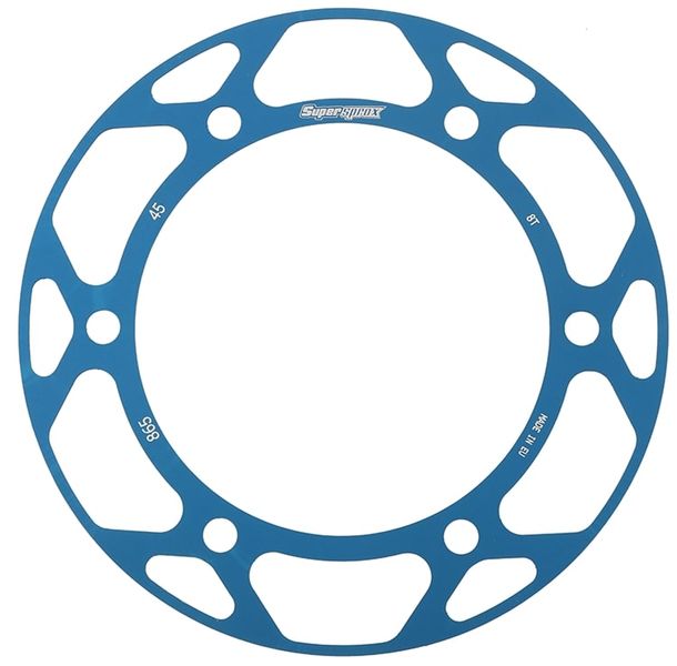 Edge-Disc Supersprox 530 LK 145,0mm Ø 125mm 45Z 6-Loch blau für Edge Kettenrad