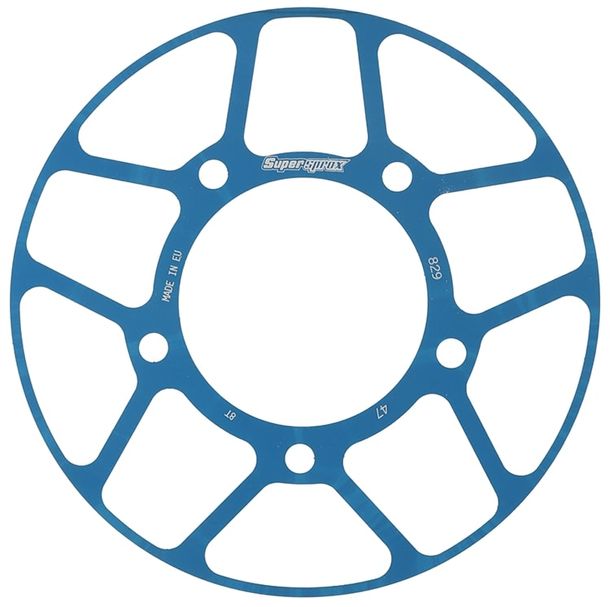 Disco Edge Supersprox 530 LK 110,0 mm Ø 87 mm 47T 5 fori blu per pignone Edge