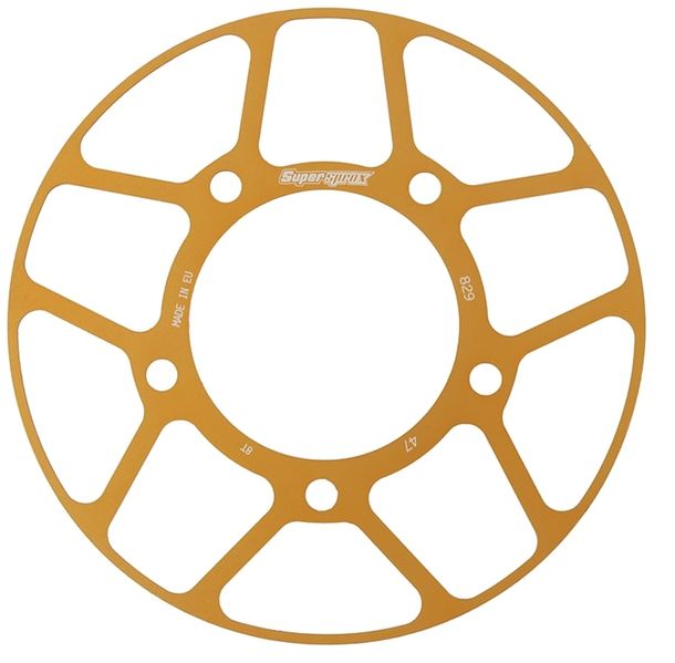 Edge-Disc Supersprox 530 LK 110,0mm Ø 87mm 47Z 5-Loch gold für Edge Kettenrad
