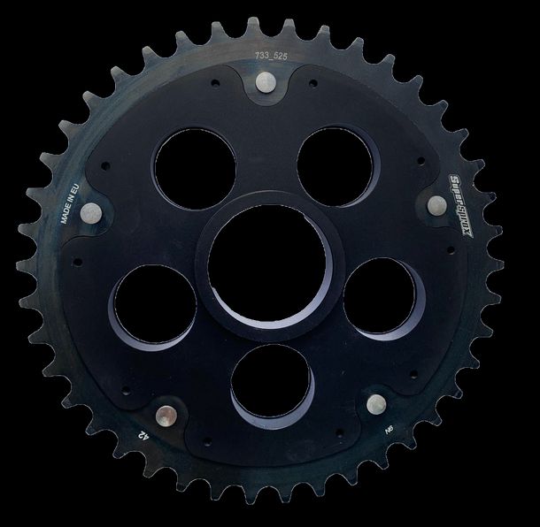 Edge-Kettenrad Supersprox 525 LK 110,0mm Ø 60mm 42Z 6-Loch schwarz