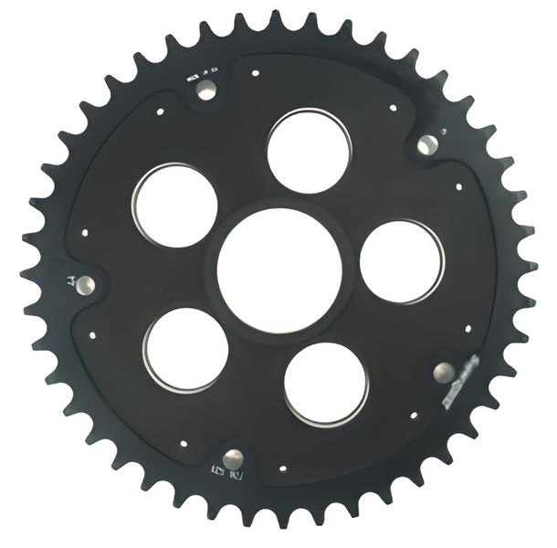 Piñón Supersprox 525 LK 110,0 mm Ø 55 mm 44T negro con 5 orificios
