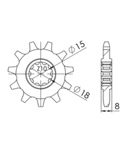 Pignone Supersprox 415 11Z