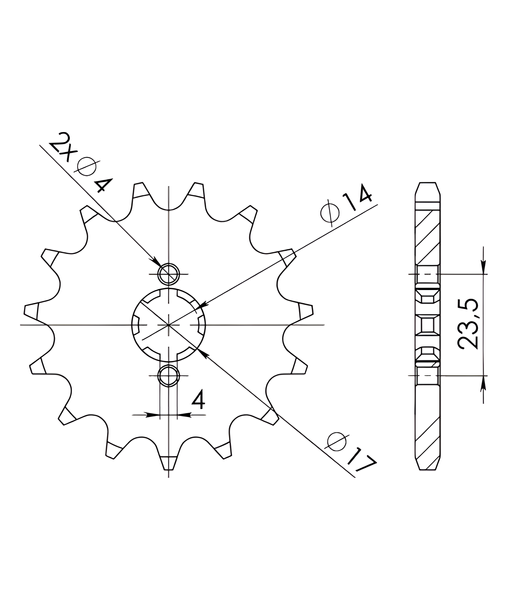Ritzel Supersprox 420 15Z