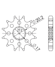 Pignon Supersprox 428 12T