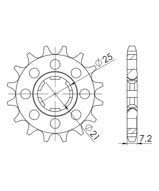 Ritzel Supersprox 428 13Z