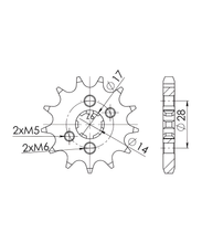 Tandwiel Supersprox 428 13T