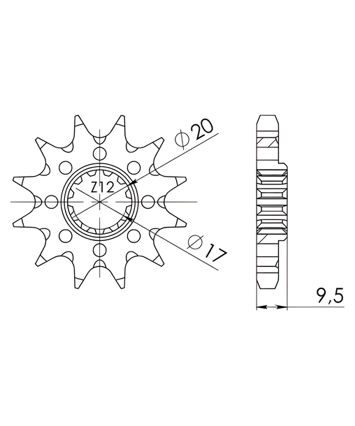 Ritzel Supersprox 428 13Z