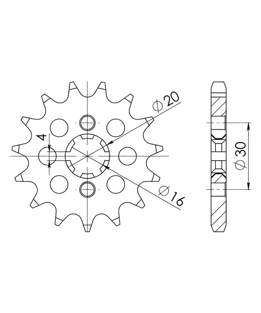 Ritzel Supersprox 428 15Z