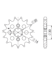 Ritzel Supersprox 428 16Z