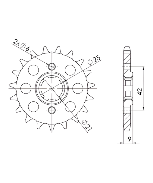 Ritzel Supersprox 428 18Z