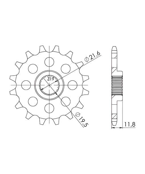 Ritzel Supersprox 520 11Z