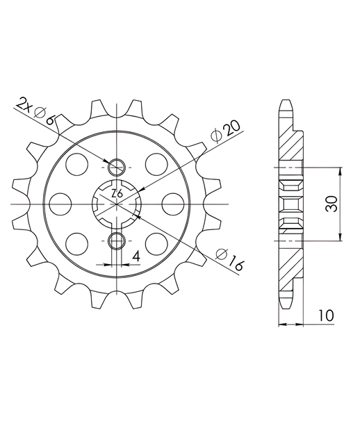 Ritzel Supersprox 520 12Z