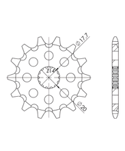 Ritzel Supersprox 520 13Z