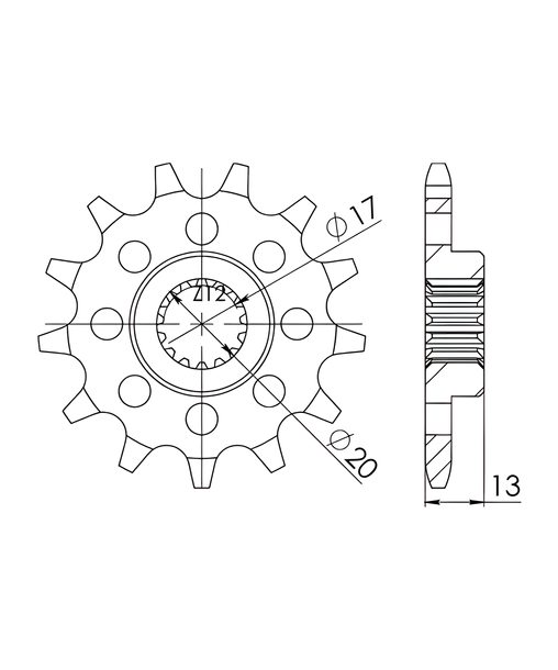 Ritzel Supersprox 520 13Z