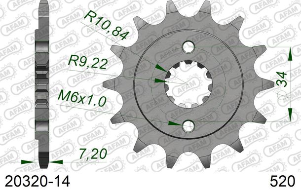 Ritzel Supersprox 520 14Z