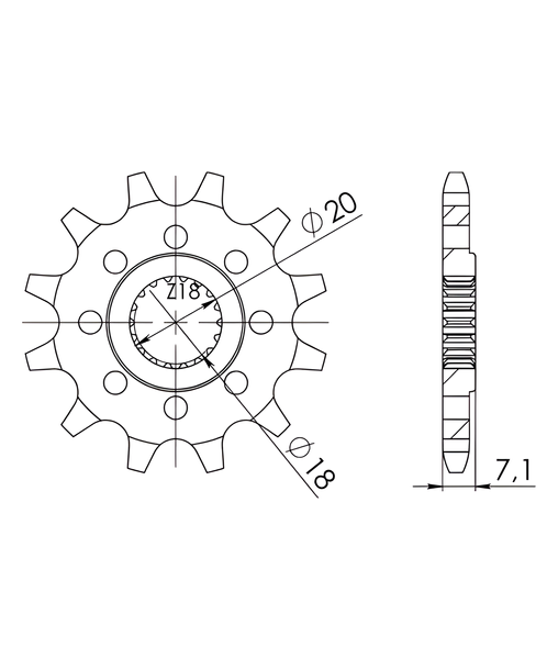 Pignone Supersprox 520 14T