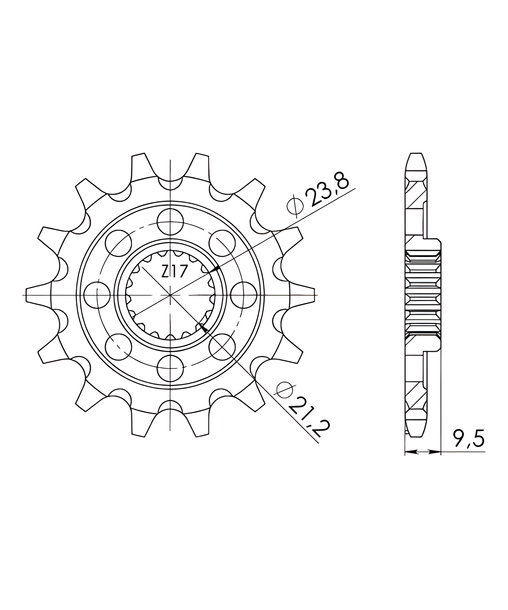 Ritzel Supersprox 520 14Z