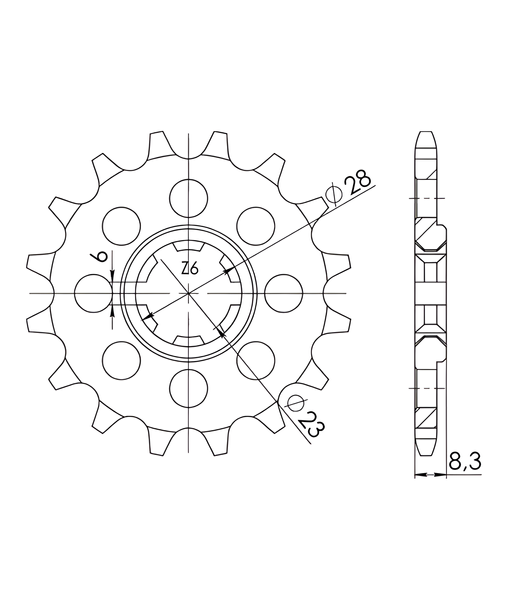 Pignone Supersprox 520 14T
