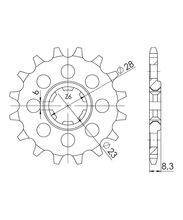 Pignon Supersprox 520 14T
