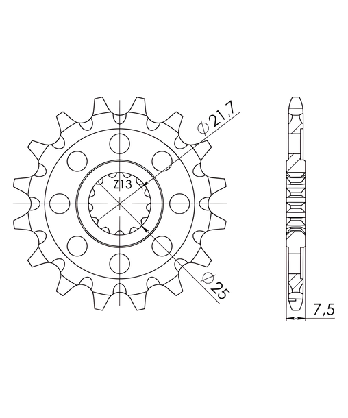 Ritzel Supersprox 520 14Z