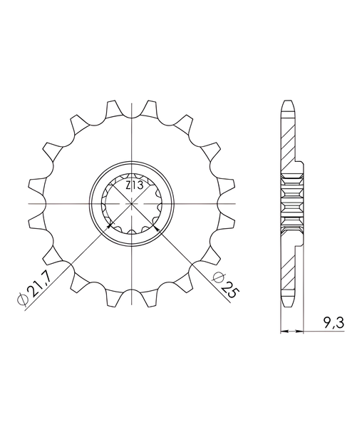 Ritzel Supersprox 520 14Z