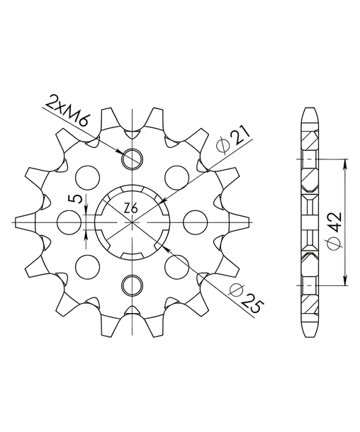 Ritzel Supersprox 520 14Z