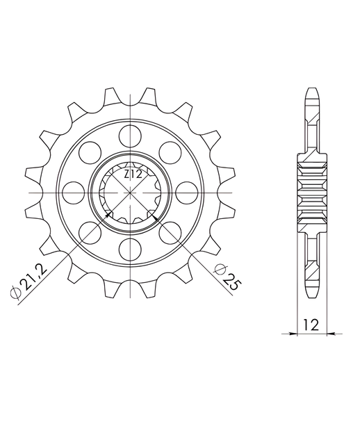 Ritzel Supersprox 520 14Z