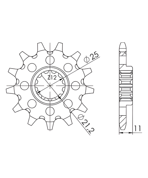 Ritzel Supersprox 520 14Z