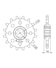 Ozubené kolo Supersprox 520 14Z