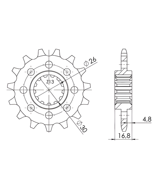 Ritzel Supersprox 520 15Z